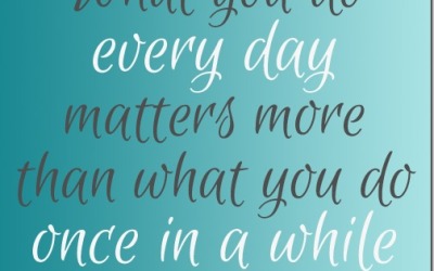 What do you want to be able to say about yourself in a year?