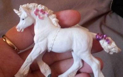 An unexpected baby unicorn