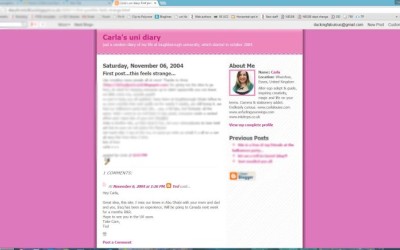 Proof that in blogging years, I’m prehistoric