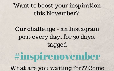 #inspirenovember Instagram challenge!
