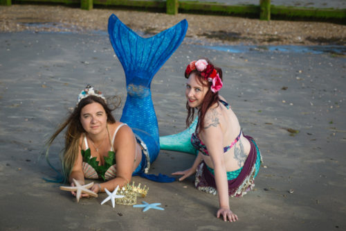 Louise and Carla - mermaids by Jo Jackson Photography